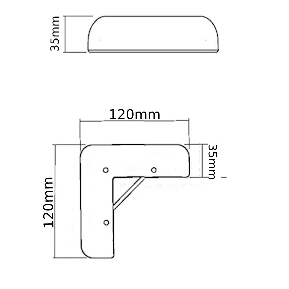 ILGIN 120x120x35 MM
