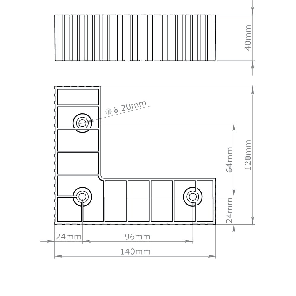 GÖKNAR 120X140X40 MM KADEMELİ