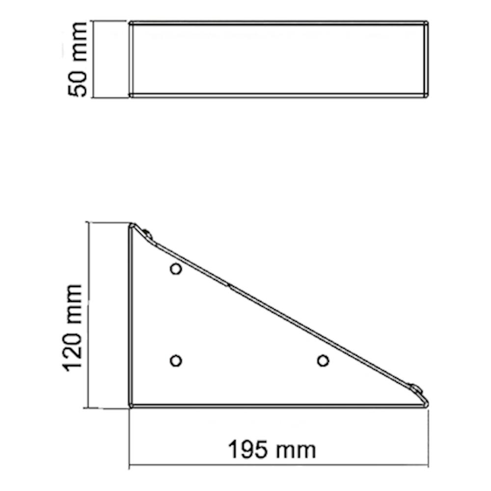 PADUK 120X195X50 MM