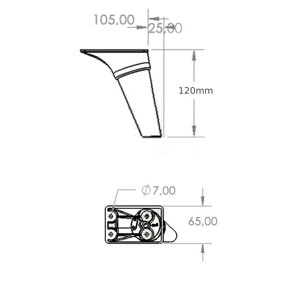 TARÇIN 65X105X120 MM PLATFORMLU