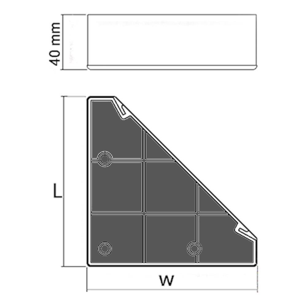 PADUK 120X120X40 MM