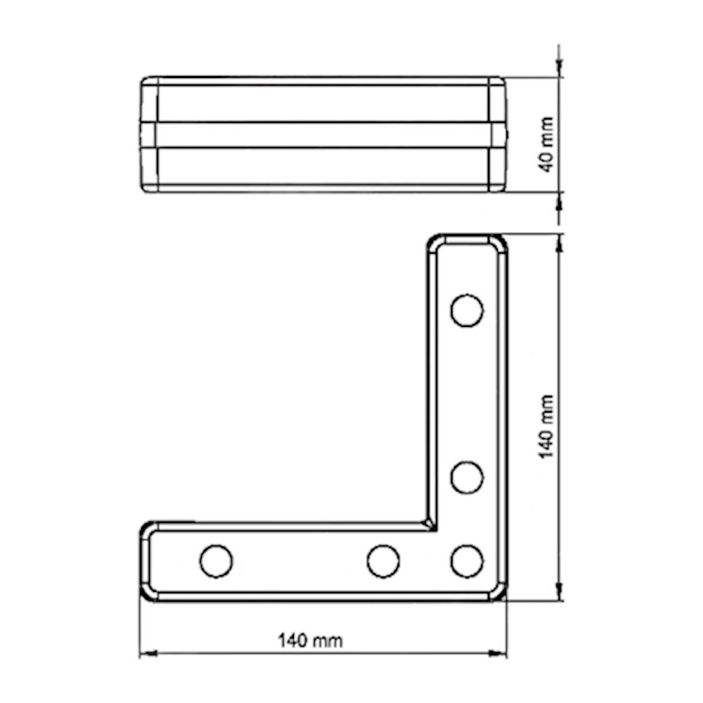 PELESENK 140X140X40MM