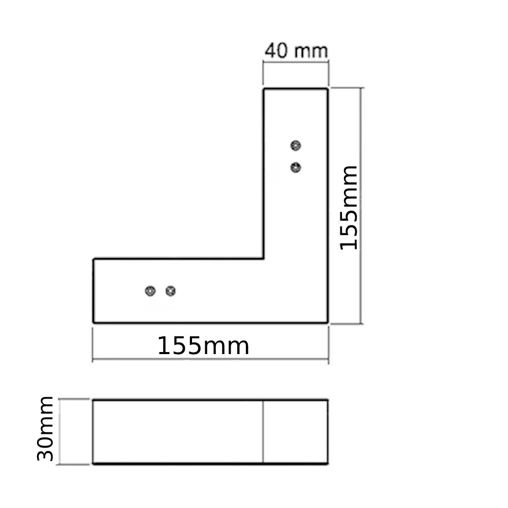 PADUK 155X155X34 MM