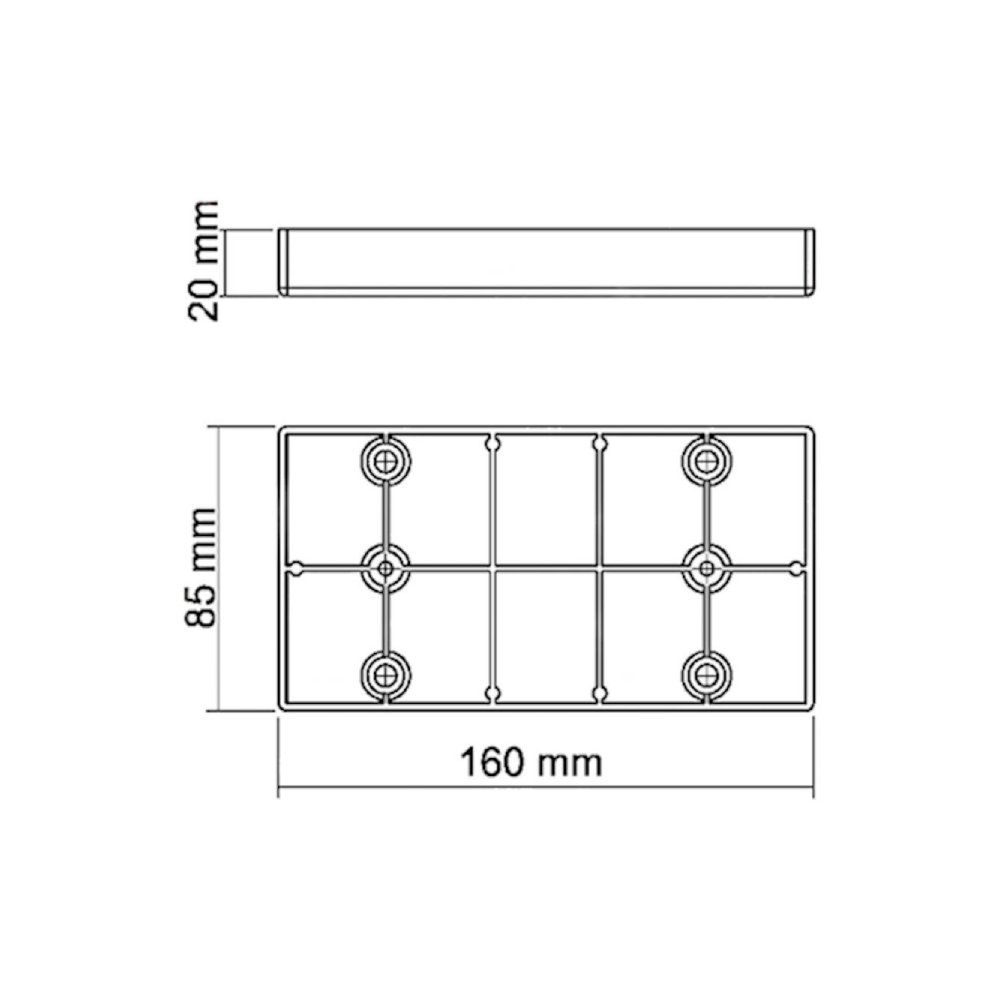 SERVİ 85X160X20 MM