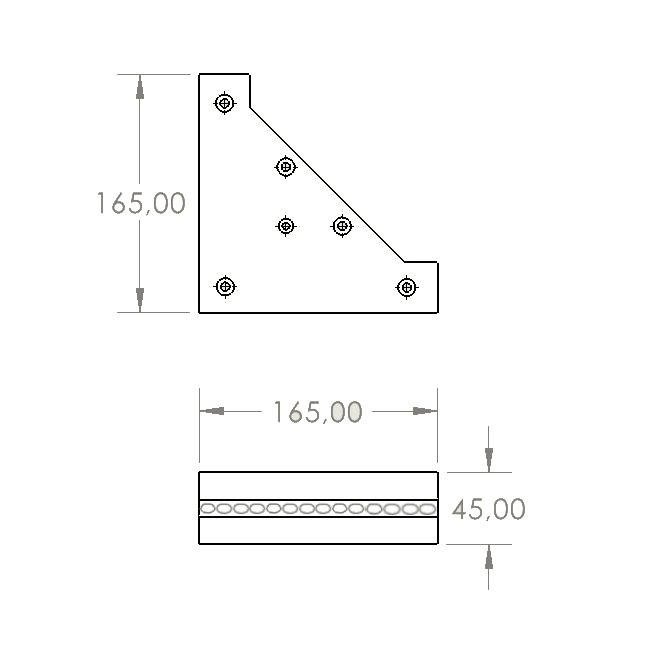 PELESENK 165X165X45 MM TAŞLI