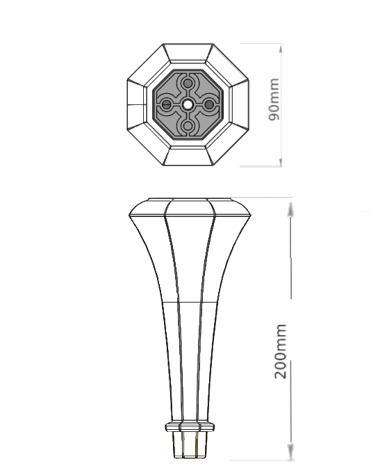 KAYIN Ø90x200 MM