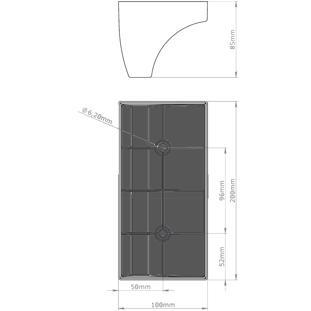ERGUVAN 100X200X85 MM