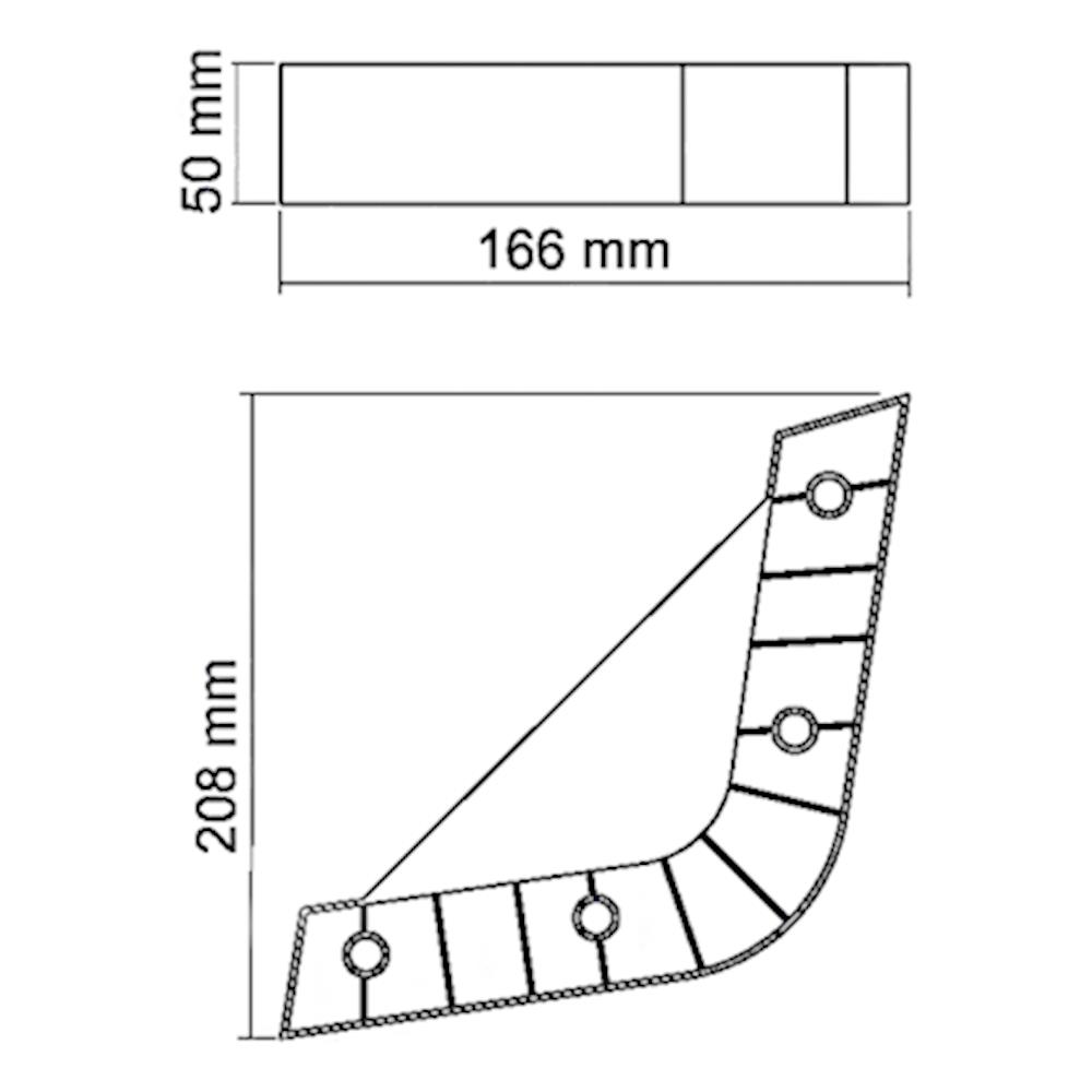 NAR 208X50 MM