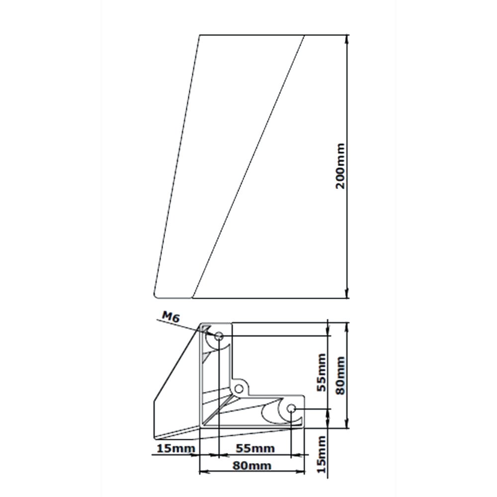 KIZILCIK 80X80X200 MM