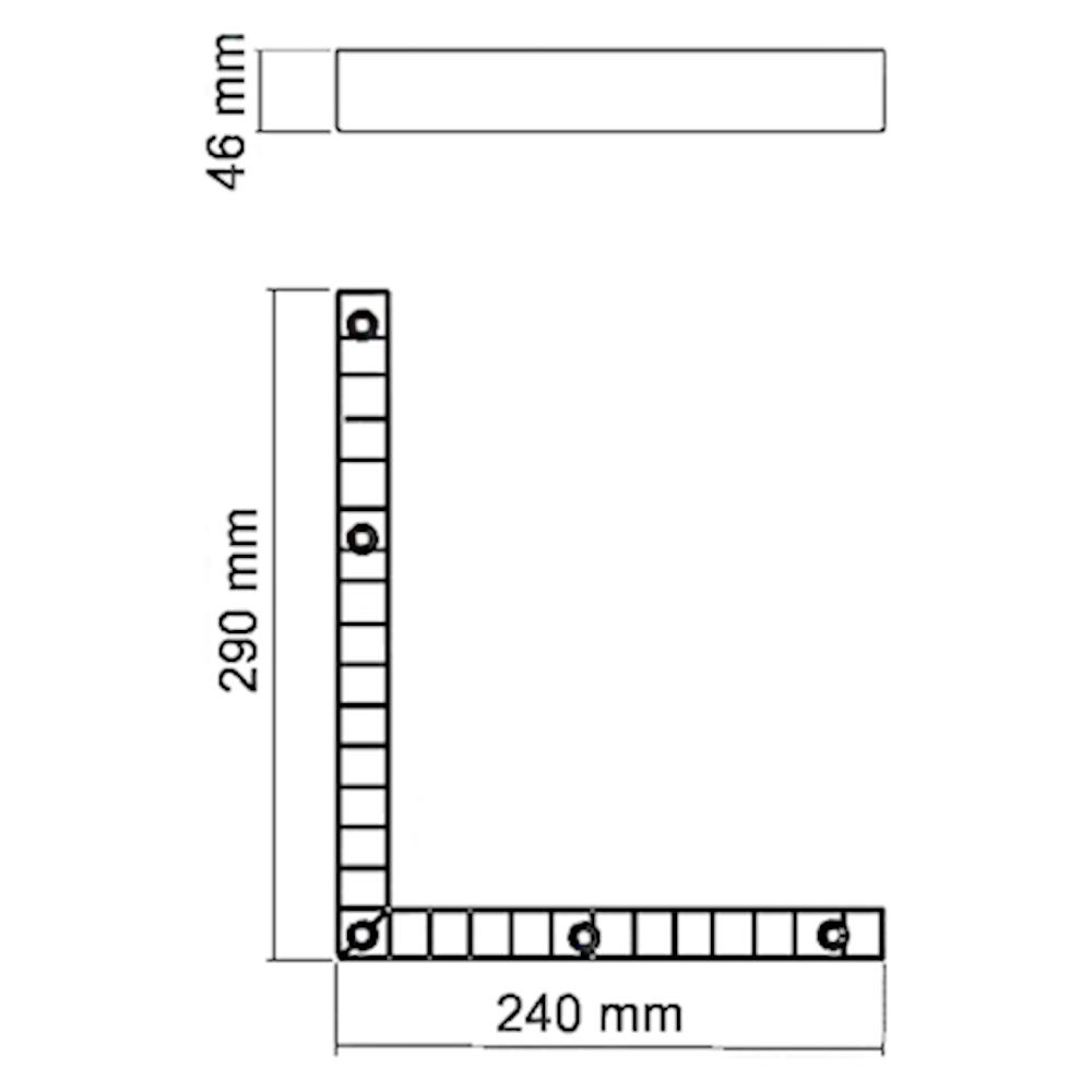 GÖKNAR 240X290x46 MM