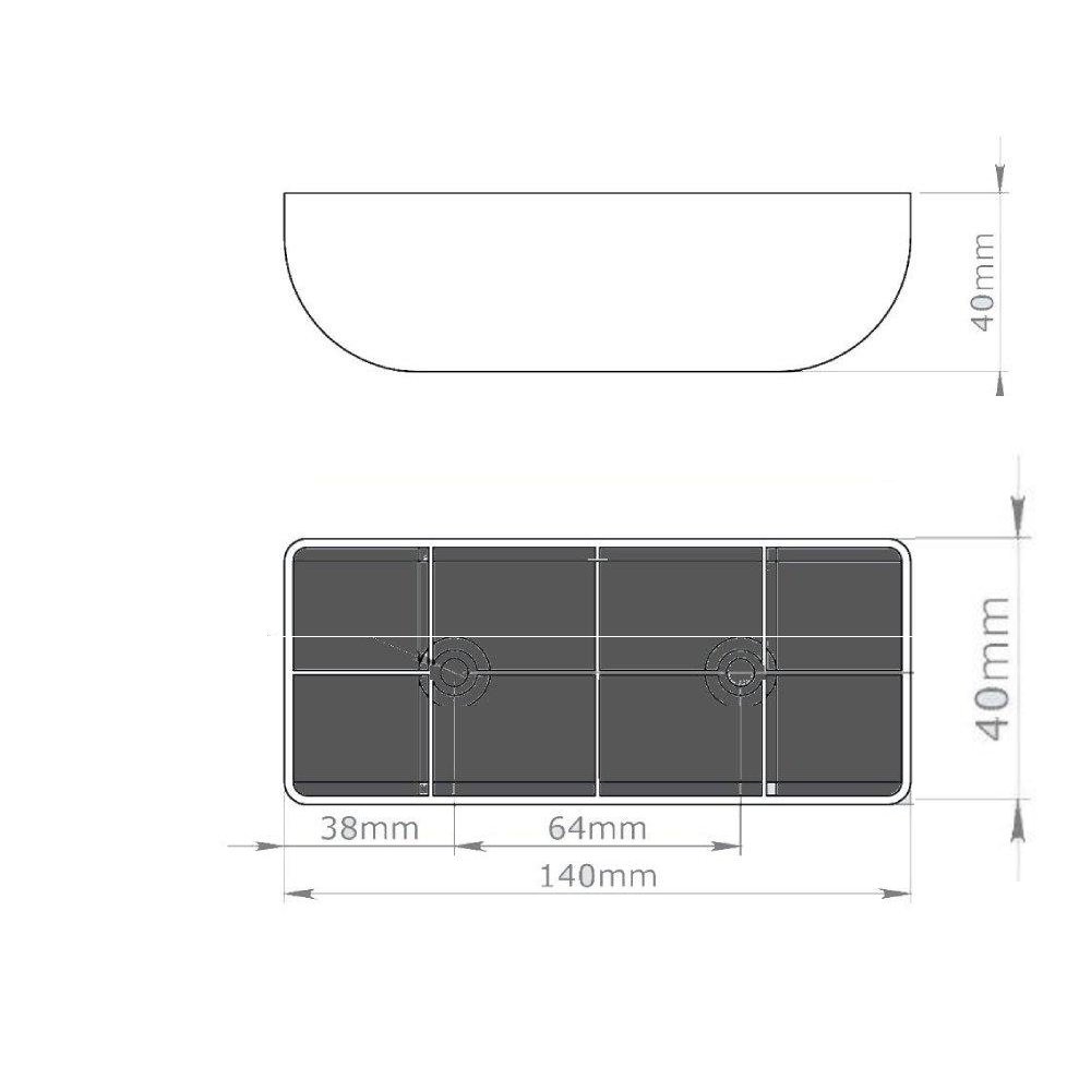 SUMAK 40X140X40 MM SLOTLU