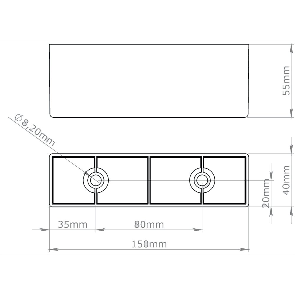 GÖKNAR 40X150X55 MM