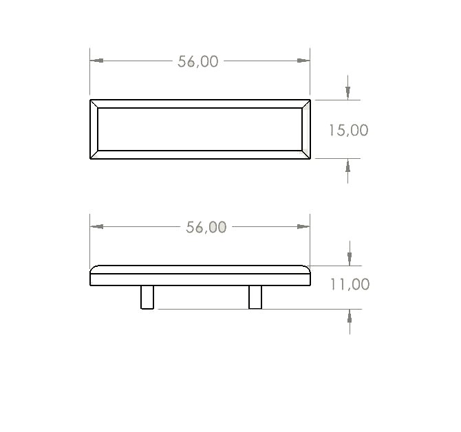 Dübelli ve Pimli Baza Pabucu 32 MM