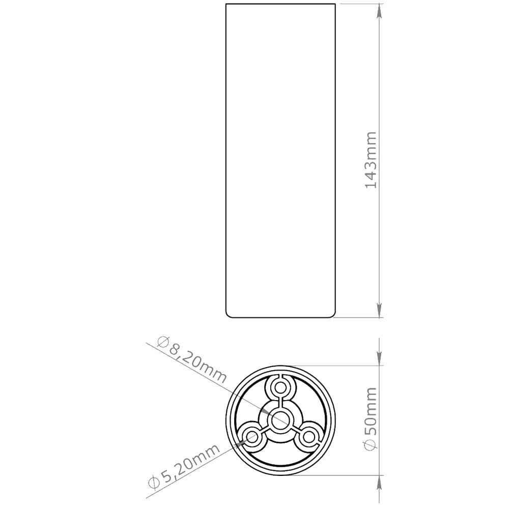 Defne Ø50X143 MM