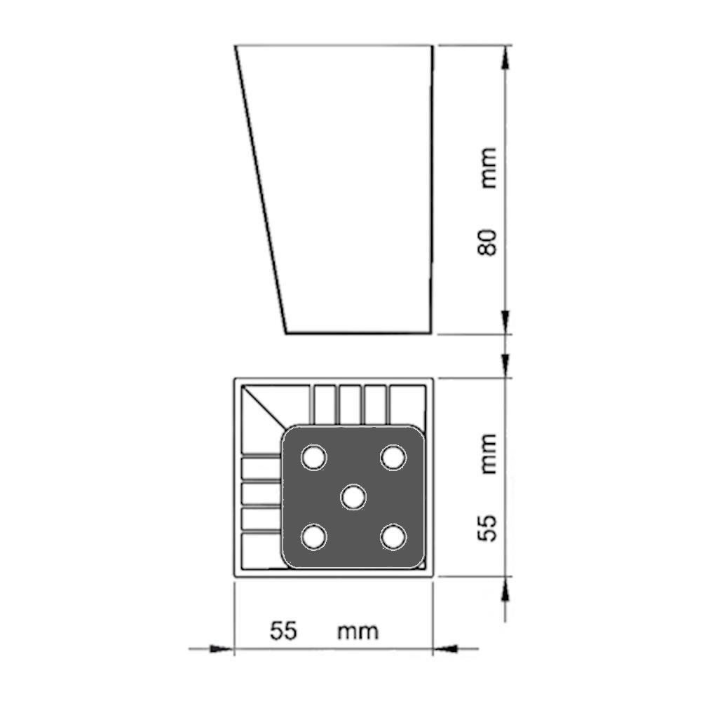 MİMOZA 55X55X80 MM
