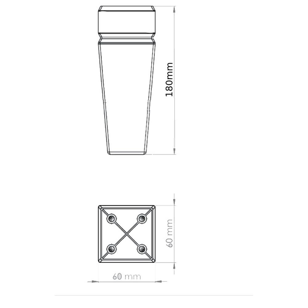 KAVAK 60X60X180 MM