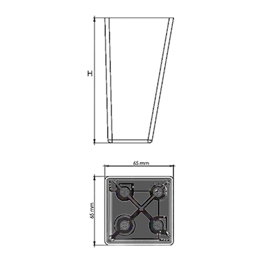 MİMOZA 65X65X120 MM