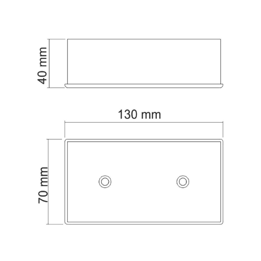 PADUK 70X130X40 MM