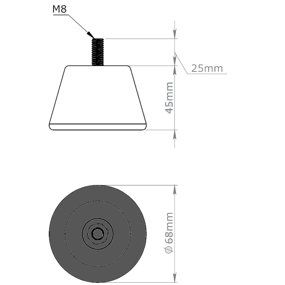 Alıç Ø70x45 mm