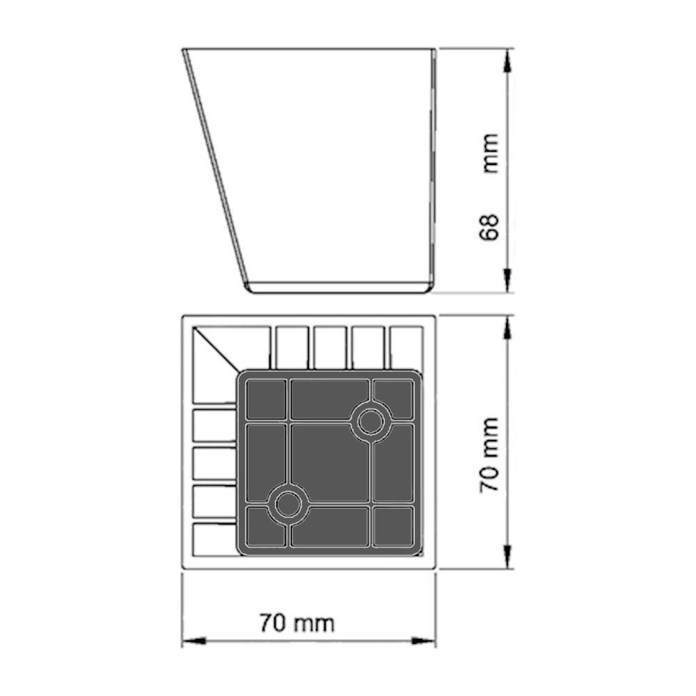 MİMOZA 70X70X68 MM