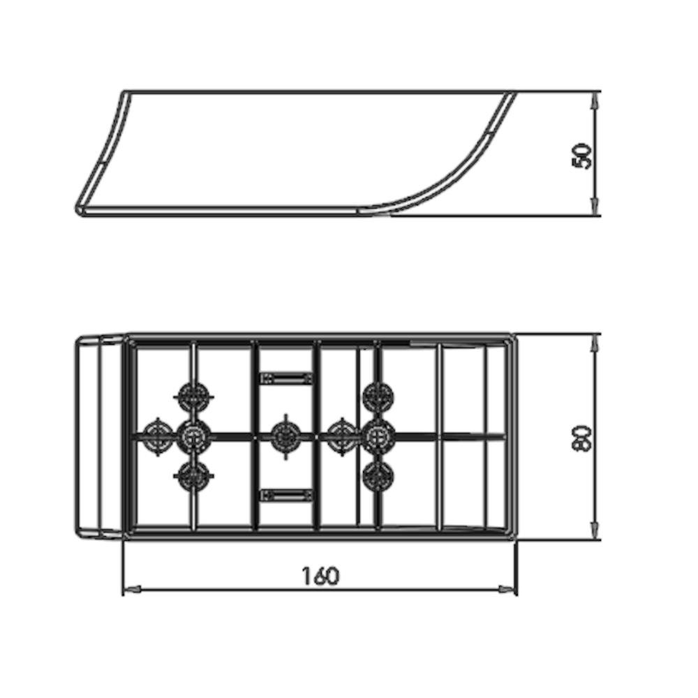 Meşe 80x180x60 MM