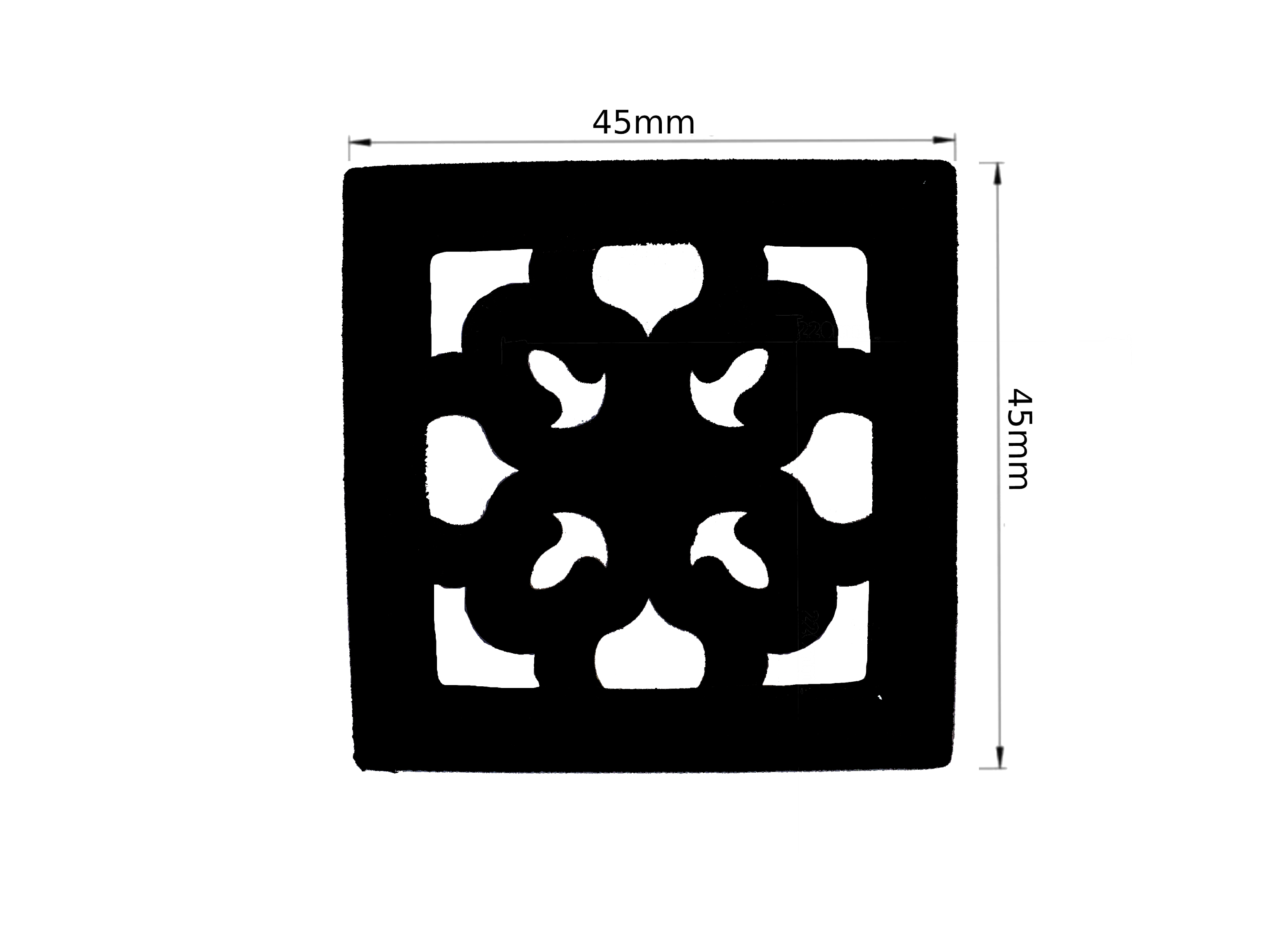 AKİK 45X45 MM