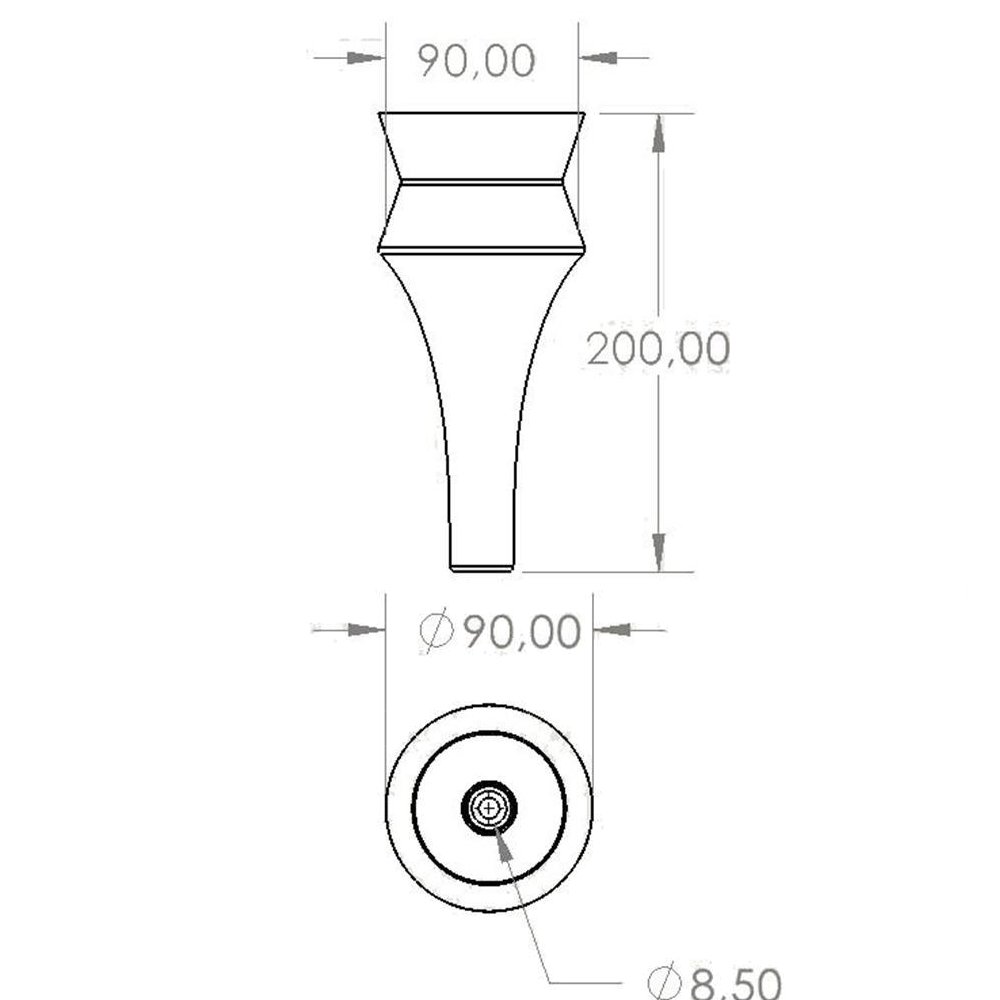 LADİN Ø95X200 MM