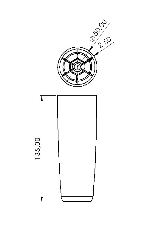 Ardıç Ø55X135 MM