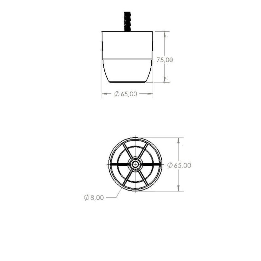 Armut Ø75X65 MM DESENLİ