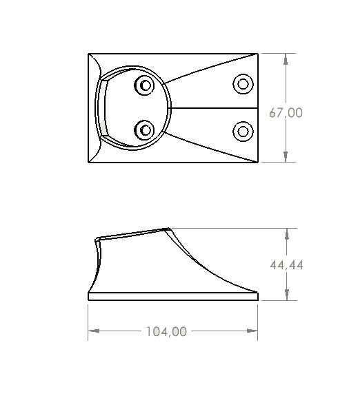 TARÇIN SEHPA PLATFORMU 65X105X50 MM