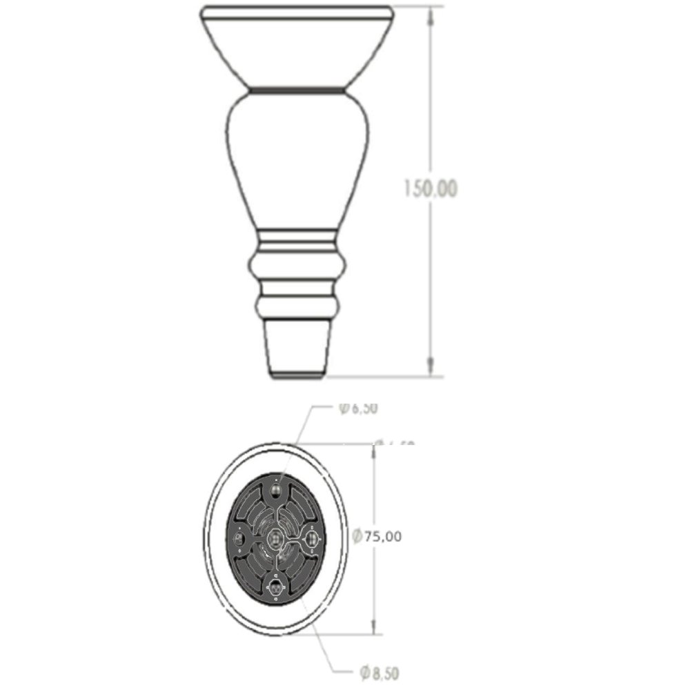 ATLAS Ø75X150 MM