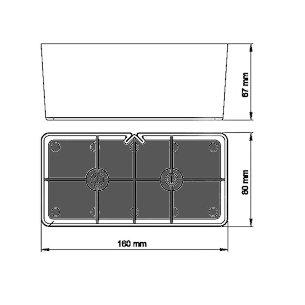 BADEM 80X160X67 MM