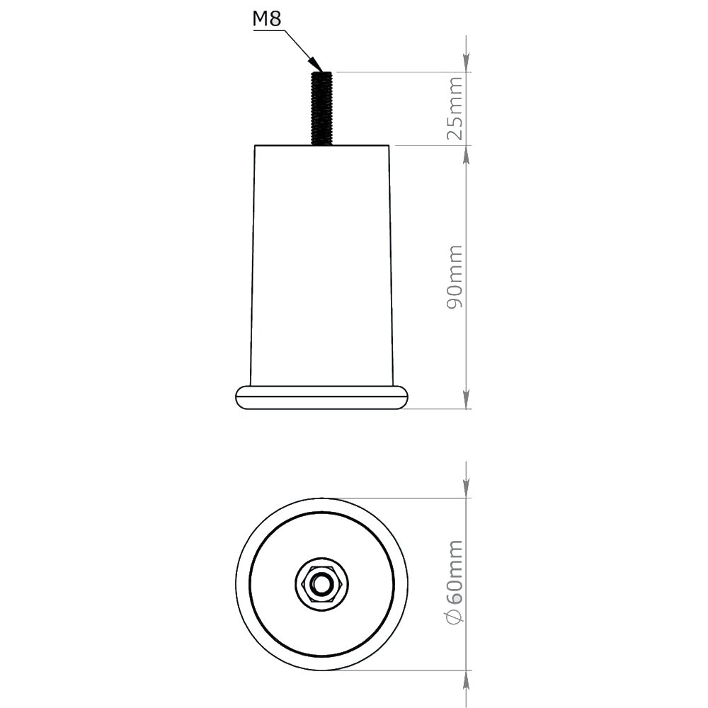 Çam Ø60X90 MM