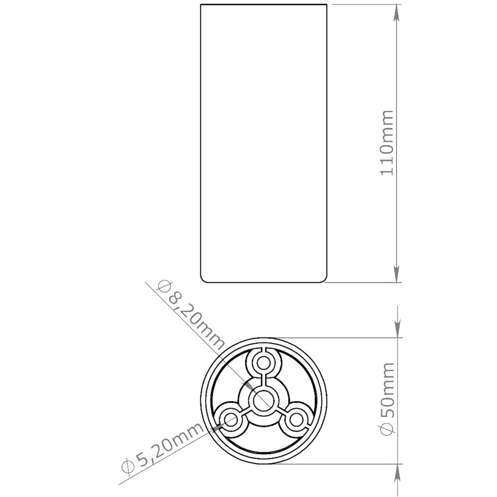 Defne Ø50X110 MM