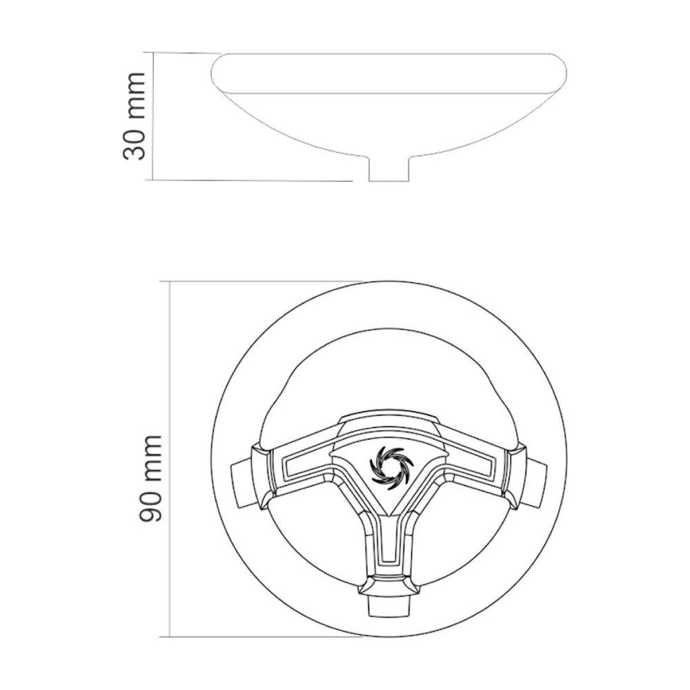Diresena Ø90X30 mm