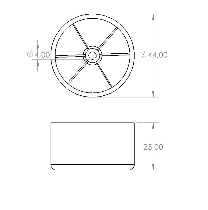 Tik Gizli Eski Ø45X25 MM