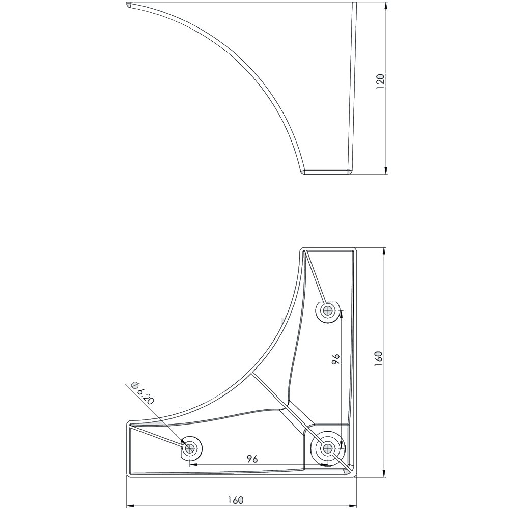 FREZYA 160X160X120 MM