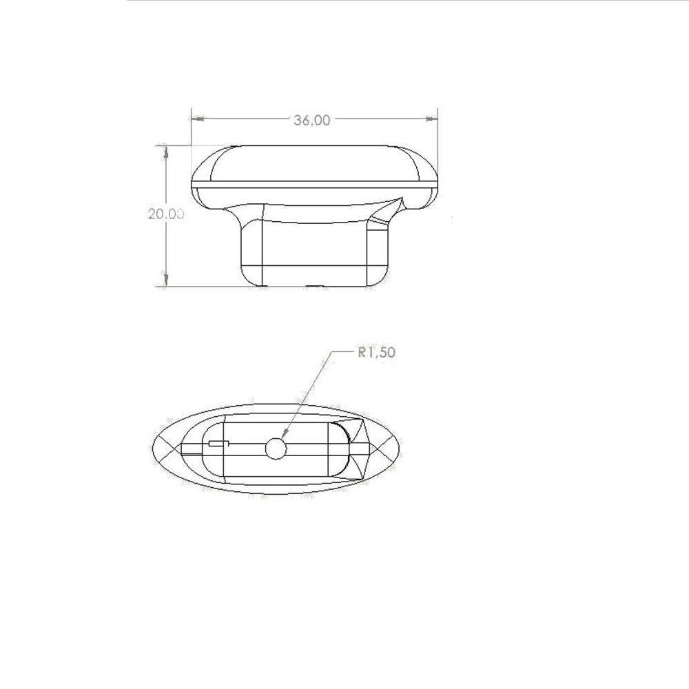 GELİNCİK 20X35 MM