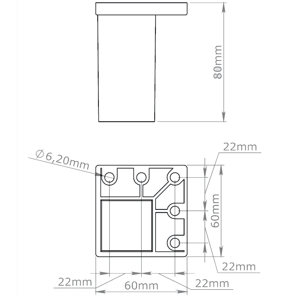 İĞDE 60X60X80 MM