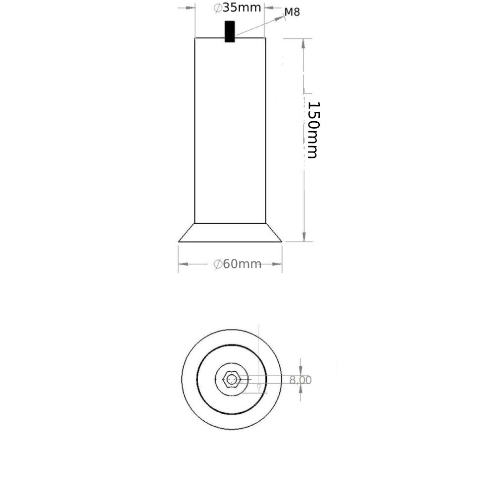 KALMİYA Ø60X150 MM