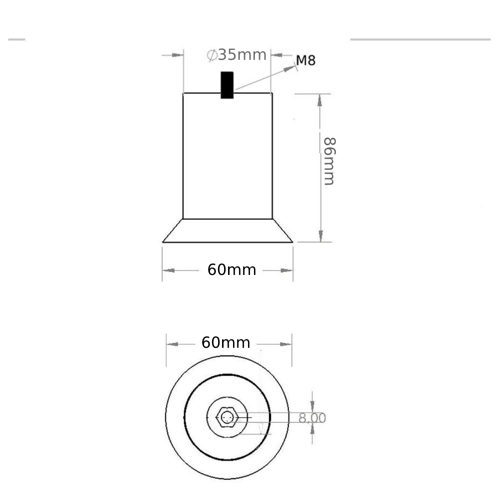 KALMİYA Ø60X86 MM
