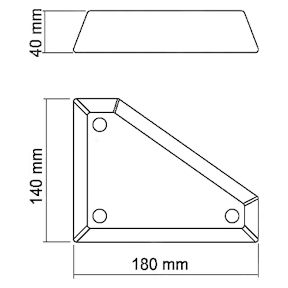 KİVİ 140X180X40 MM