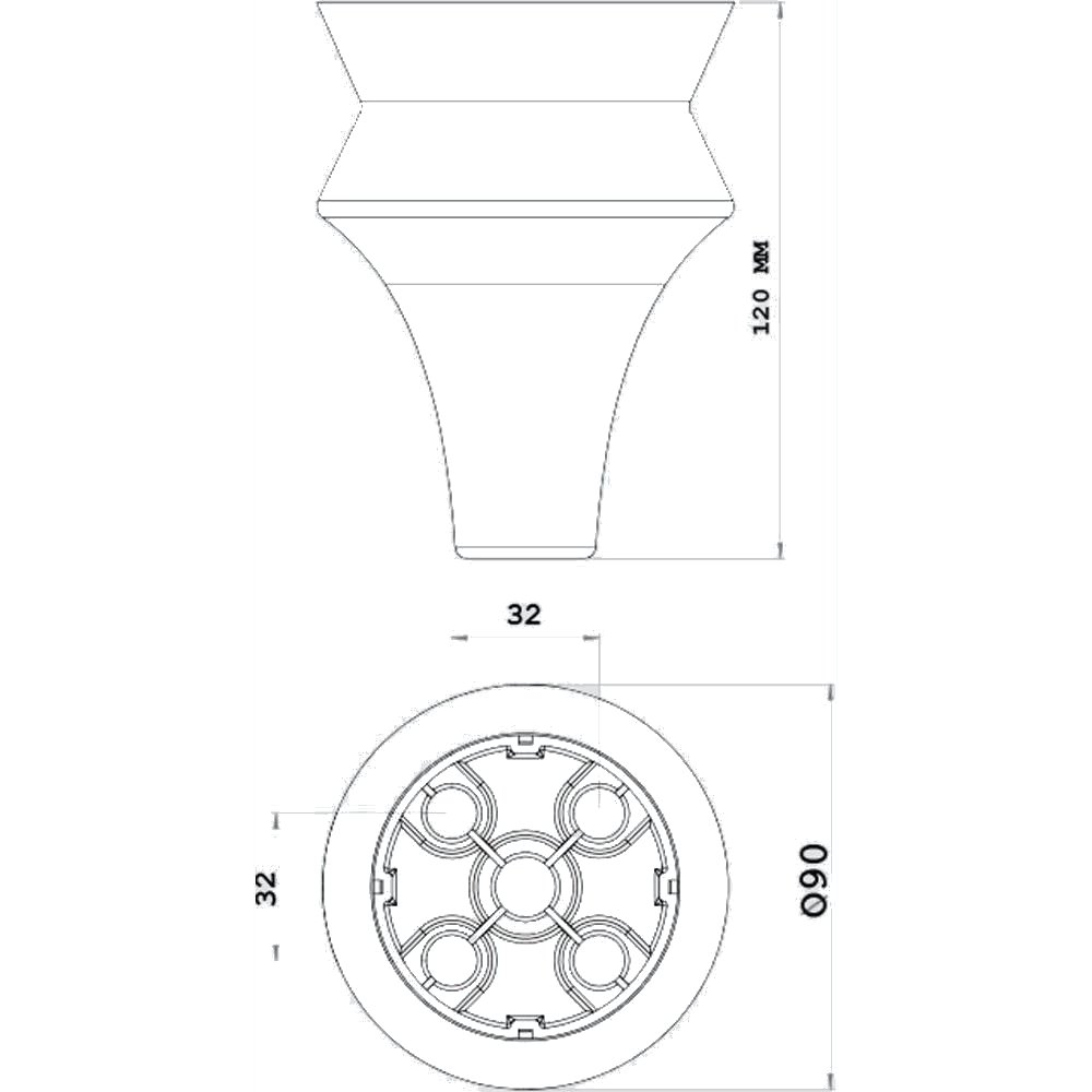 LADİN Ø95X120 MM
