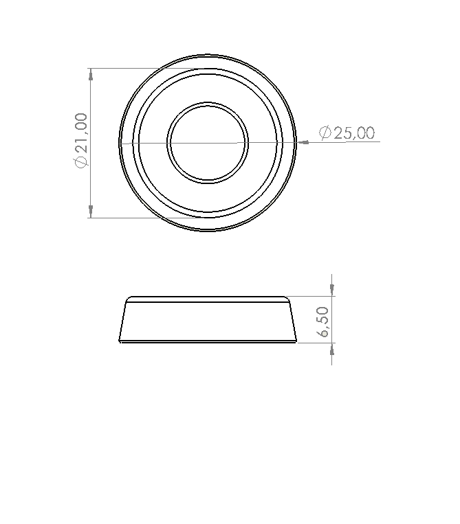 MERCAN DÜĞME KAPSÜLÜ Ø25 MM