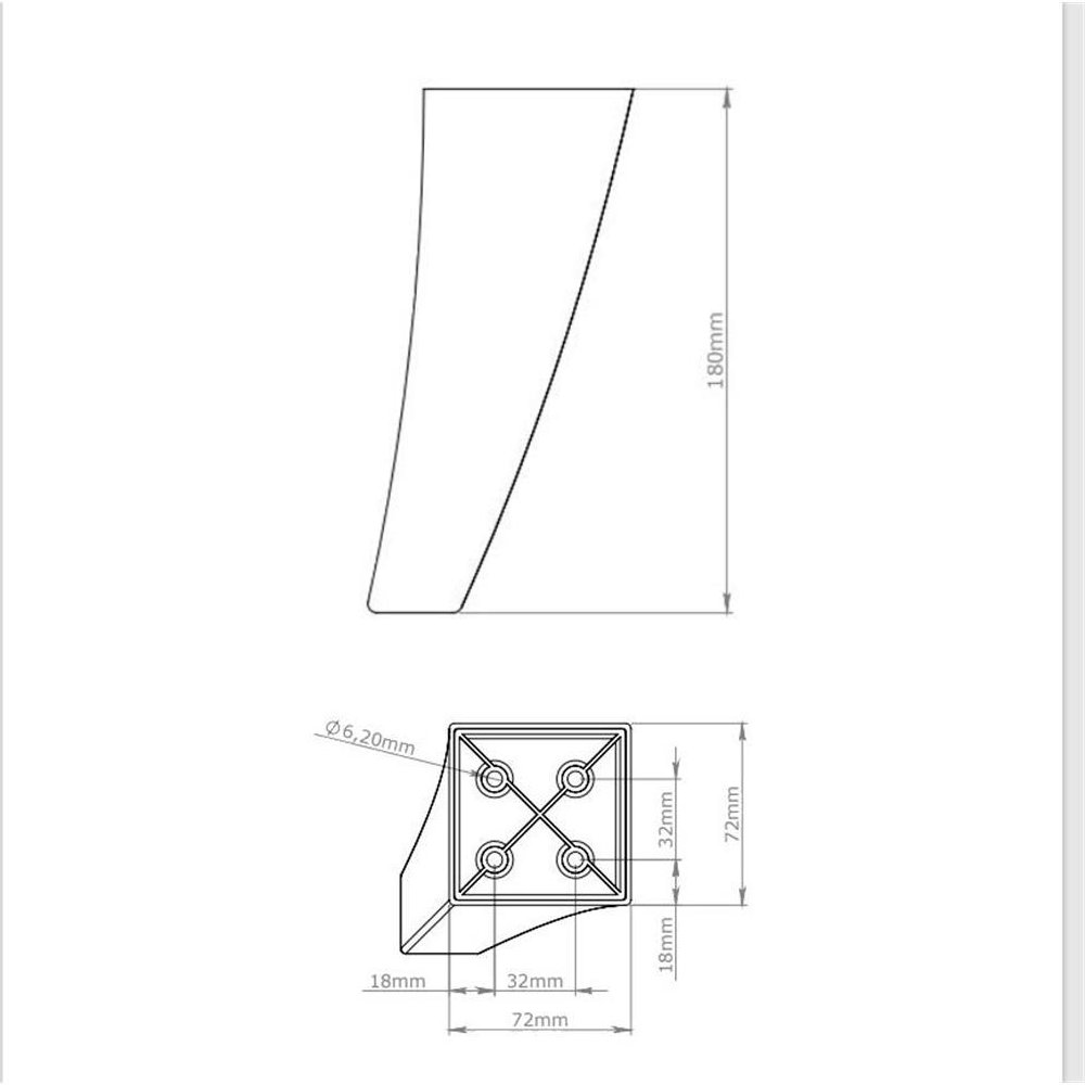 MEŞE 70X70X180 MM