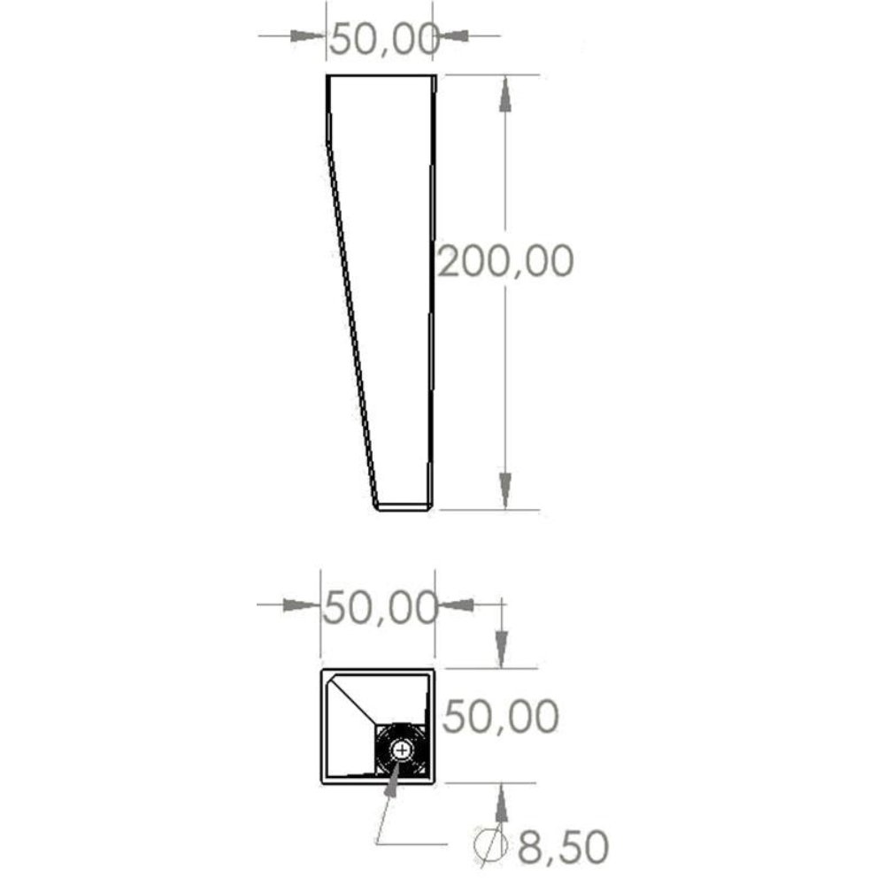 MİMOZA 50X50X200 MM