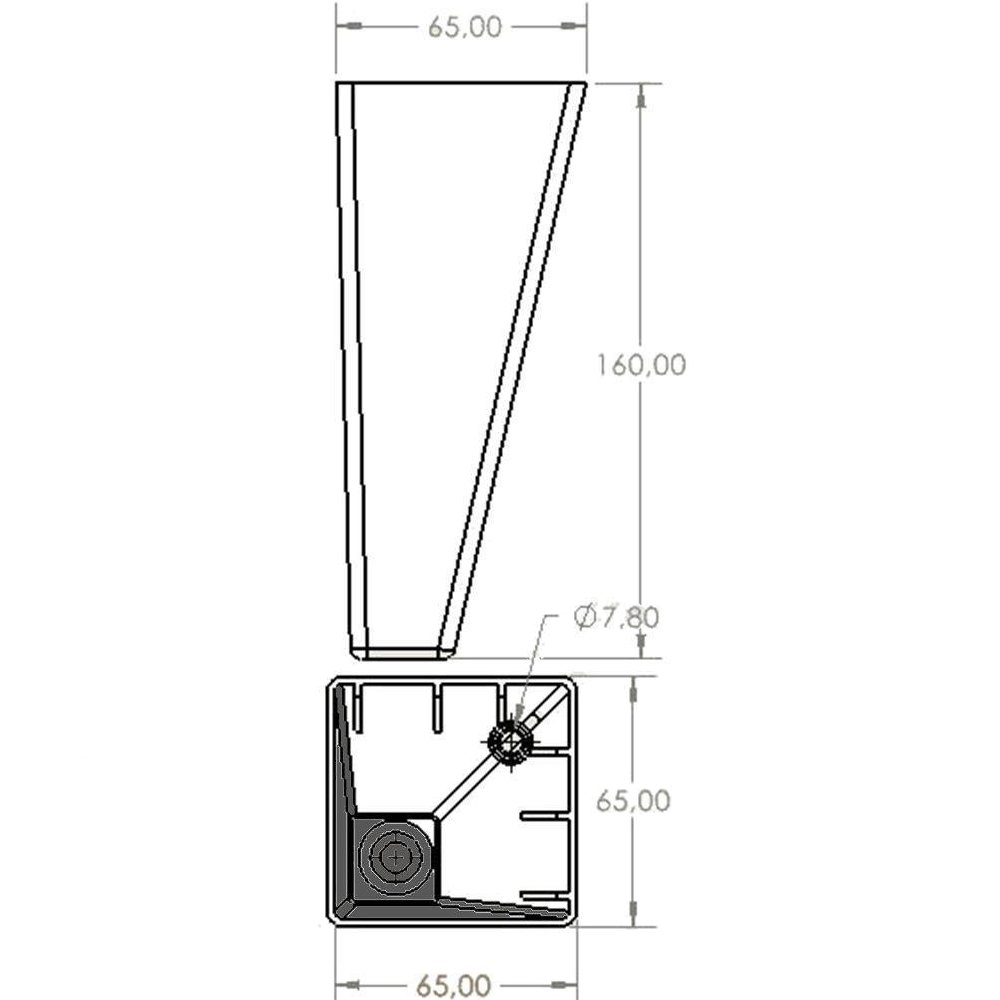 MİMOZA 65X65X160 MM