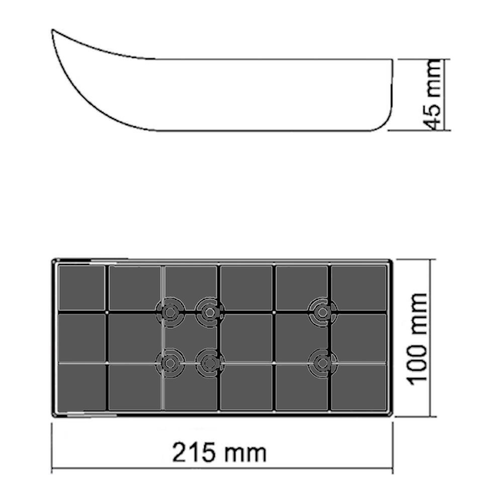 MÜRVER 100X215X45 MM