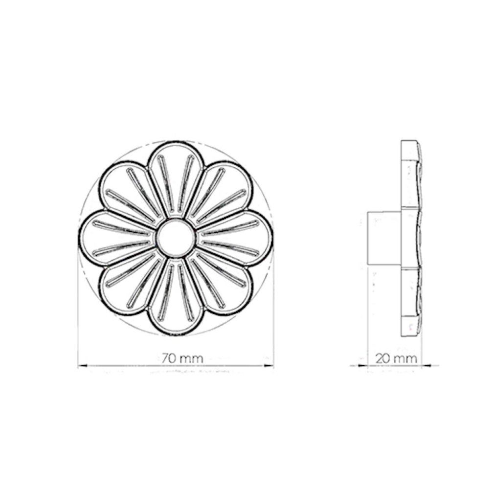 PAPATYA Ø70x20 MM