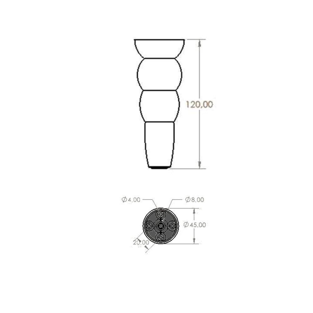 PAPAYA Ø45X120 MM
